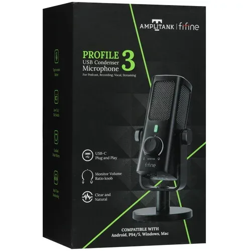 میکروفون USB کاندنسر FIFINE Profile3 (فایفاین پروفایل 3)