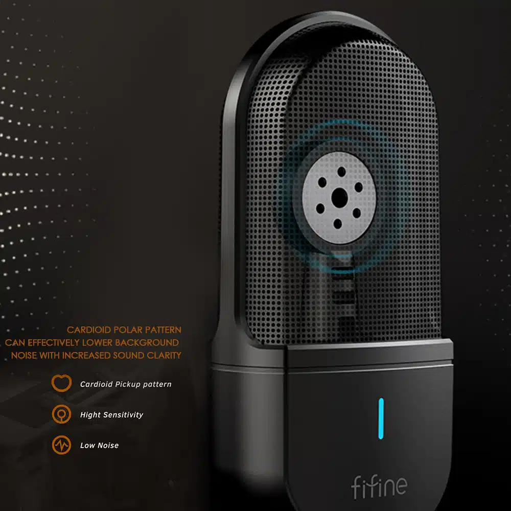 میکروفون FIFINE K726 دارای کپسول 25 میلیمتری