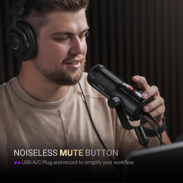 میکروفون داینامیک FIFINE TANK6 USB/XLR