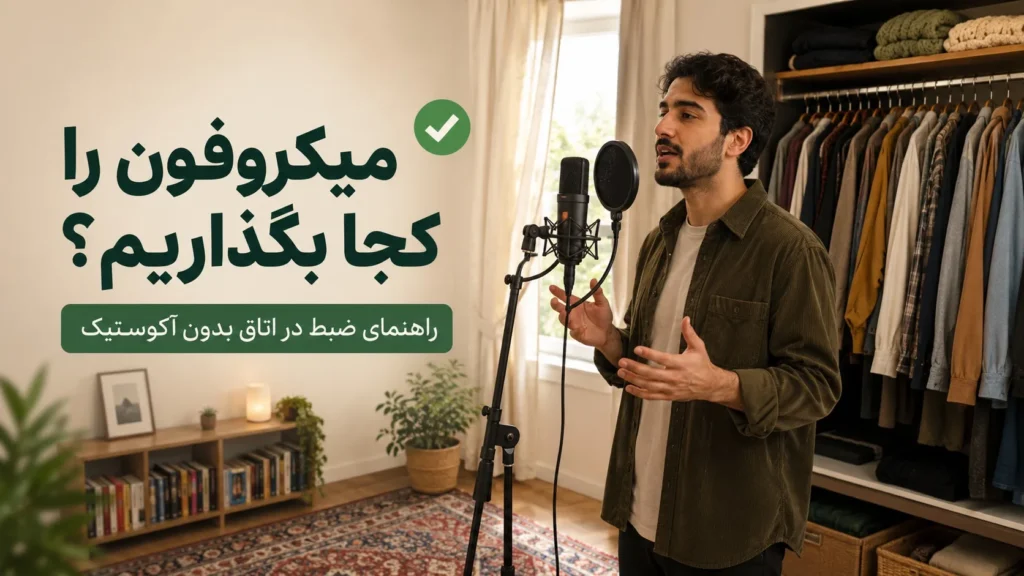 جای درست میکروفون